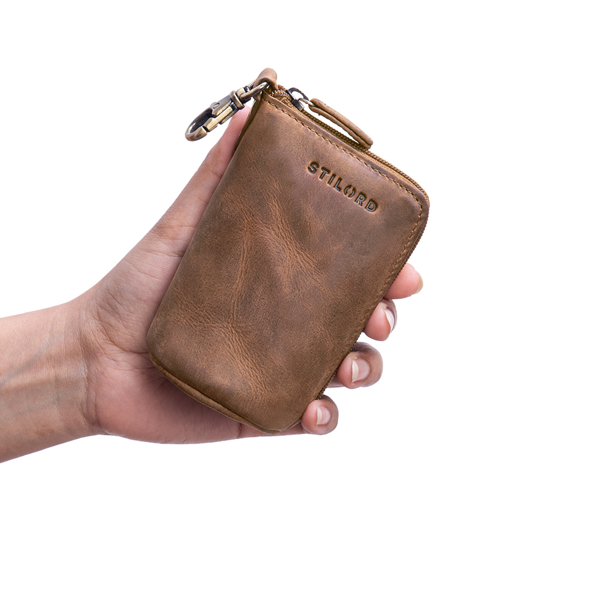 Vintage Herren Geldbörse Leder braun