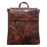 "Anita" Lederrucksack Damen Klein Vintage
