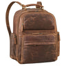 "Sigmund" Herren Laptop Rucksack 15 - 17 Zoll aus echtem Leder XXL