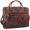 "Jared" Hochwertige Laptoptasche 16 Zoll Leder Herren