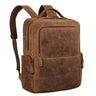 "Gino" Stilvoller Business Leder Rucksack für 15.6 - 17 Zoll Laptop