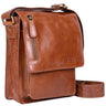 "Finn" Kleine Umhängetasche Herren Leder Messenger Bag Herrentasche
