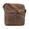 "Craig" Herren Schultertasche klein Leder