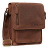 "Finn" Kleine Umhängetasche Herren Leder Messenger Bag Herrentasche