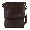 "Finn" Kleine Umhängetasche Herren Leder Messenger Bag Herrentasche