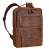 "Brad" Business Leder Laptoprucksack 15,6 Zoll Herren und Damen Groß