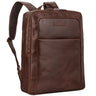 "Lion" Leder Laptop-Rucksack 15,6 Zoll Leder für Damen und Herren