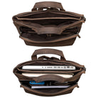 Brauner Vintage Rucksack Leder Damen