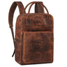 "Seraphine" XL Leder Rucksacktasche mit Laptop-Fach 15,6 Zoll Damen