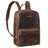 "Kellis" Vintage Lederrucksack Groß Herren Damen 15 Zoll Laptop Echtleder