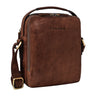 "Bastian" Schultertasche Herren Leder Vintage