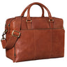 "Isaac" Leder Businesstasche Vintage