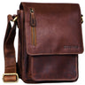 "Finn" Kleine Umhängetasche Herren Leder Messenger Bag Herrentasche