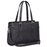 "Evelina" Elegante Leder Shopper Damen Groß 15,6 Zoll - 16 Zoll Laptop