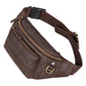 "Adelmo" Zeitlose Bauchtasche Herren Leder Vintage