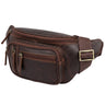 "Greg" Bauchtasche / Gürteltasche Echtes Leder für Damen Herren Groß