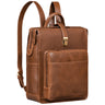 "Lorraine" Vintage Rucksack Damen Leder Groß 15,6 Zoll Laptop