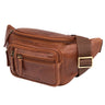 "Greg" Bauchtasche / Gürteltasche Echtes Leder für Damen Herren Groß