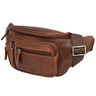 "Greg" Bauchtasche / Gürteltasche Echtes Leder für Damen Herren Groß