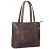 "Solaya" Shopper Damen Leder Groß mit Laptopfach 15,6 Zoll