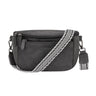 "Iowa"  Crossbody Bag Damen Leder 2 in 1 Leder Bauchtasche