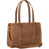 "Evelina" Elegante Leder Shopper Damen Groß 15,6 Zoll - 16 Zoll Laptop