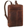 "Livius" Schmaler Lederrucksack Herren & Damen XL Laptop 15 - 19 Zoll