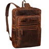 "Gilbert" Großer Leder Rucksack Herren Laptop 15 - 16 Zoll