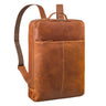 "Livius" Schmaler Lederrucksack Herren & Damen XL Laptop 15 - 19 Zoll