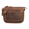 "Philine" Kleine Vintage Leder Handtasche für Damen zum Umhängen