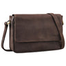 "Ruth" Klassische Damen Handtasche zum Umhängen aus Leder klein