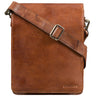 "Oxford" Vintage Umhängetasche Leder Herren mittel-groß DIN A4